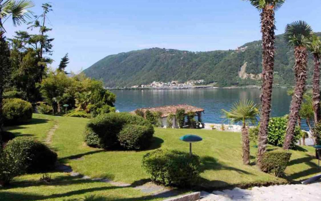 Holiday On The Lake Lugano 2 Apartment Bissone Luaran gambar