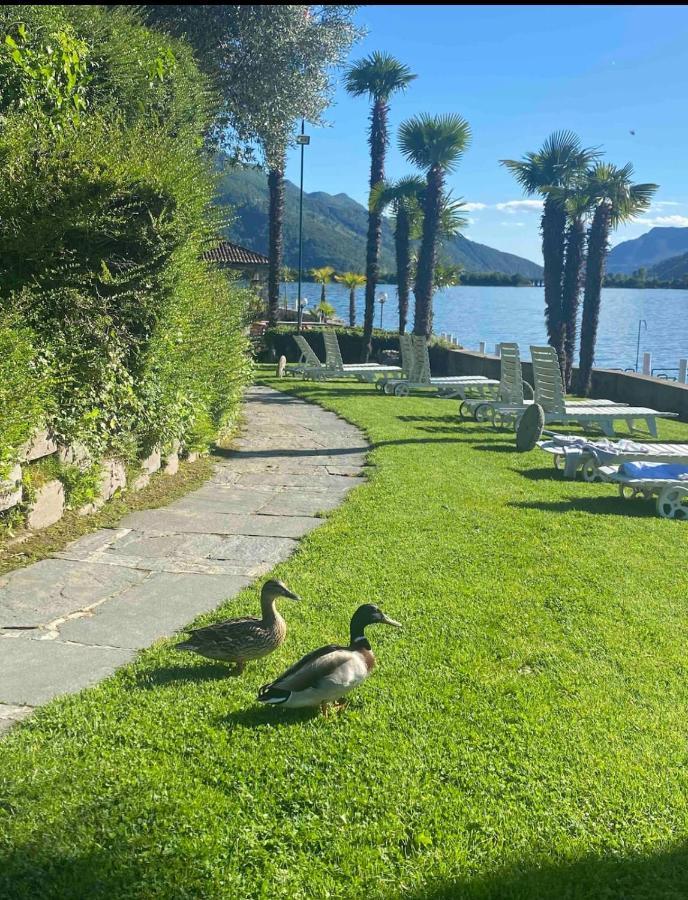 Holiday On The Lake Lugano 2 Apartment Bissone Luaran gambar
